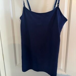 Motherhood Maternity Navy Blue Nursing Camisole Top